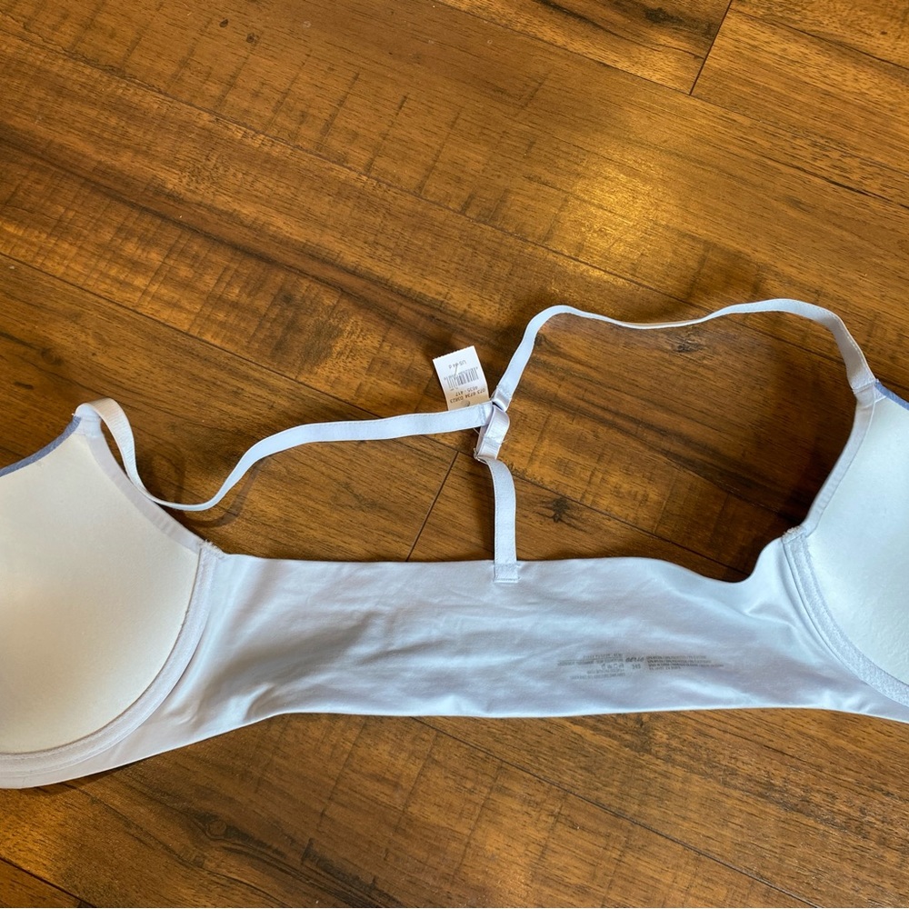 Aerie Size 34DPerky Push Up Demi BluePadded Underwire Bra Front Clasp Racerback - Picture 6 of 7